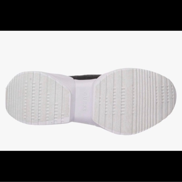 GUESS SOCK BLACK RHINESTONE SHOES - Picture 3 of 4